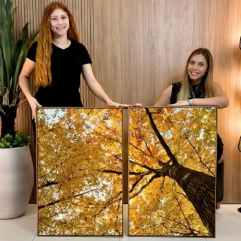 Kit Quadro Decorativo Yellow Tree