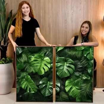 Kit Quadro Decorativo Costela De Adão II