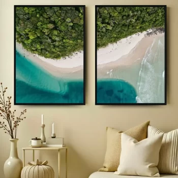 Kit Quadro Decorativo Praia VI