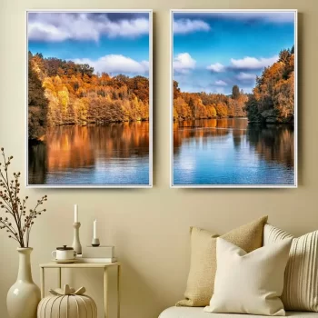 Kit Quadro Decorativo Mirror Lake I