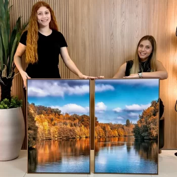 Kit Quadro Decorativo Mirror Lake I