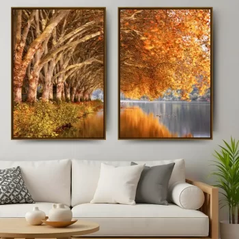Kit Quadro Decorativo Mirror Lake II