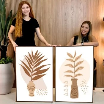 Kit Quadro Decorativo Composição Clear l