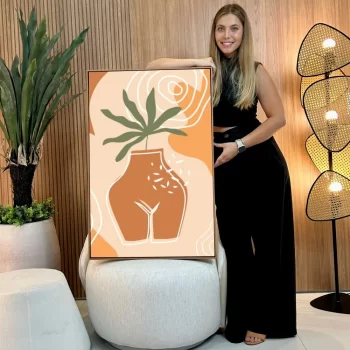 Quadro Decorativo Boho Abstrato ll