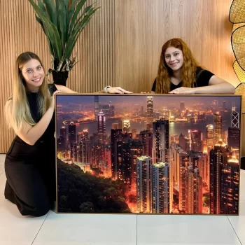 Quadro Decorativo Cidade Noturna