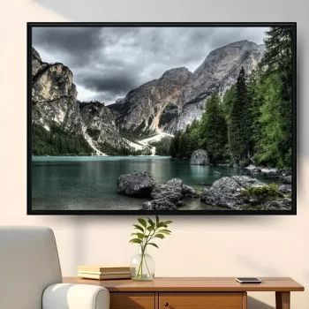 Quadro Decorativo Paisagem De Chuva