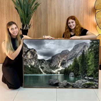 Quadro Decorativo Paisagem De Chuva