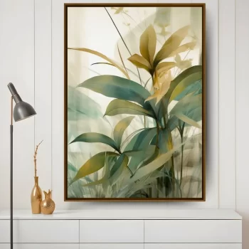 Quadro Decorativo Pintura Verde I