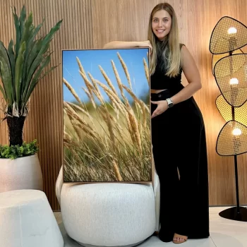 Quadro Decorativo Capim Dos Pampas
