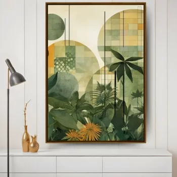 Quadro Decorativo Pintura Verde II