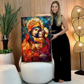Quadro Decorativo Maria & Jesus I