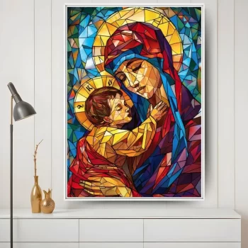 Quadro Decorativo Maria & Jesus II