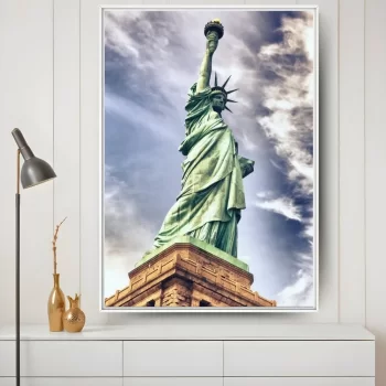 Quadro Decorativo Estátua Da Liberdade USA I