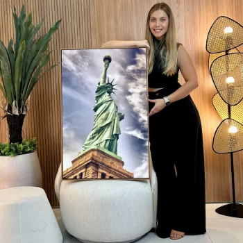 Quadro Decorativo Estátua Da Liberdade USA I