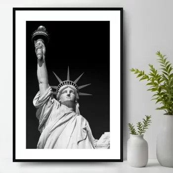 Quadro Decorativo Estátua Da Liberdade USA II