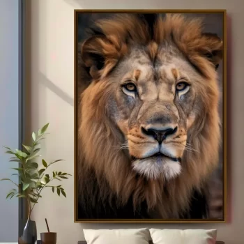 Quadro Decorativo Leão