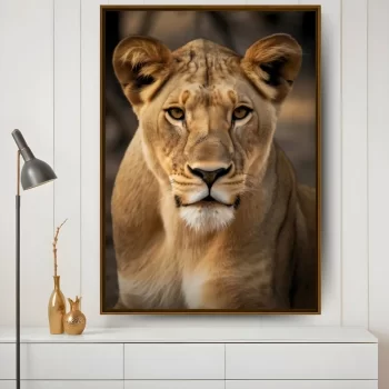 Quadro Decorativo Leoa