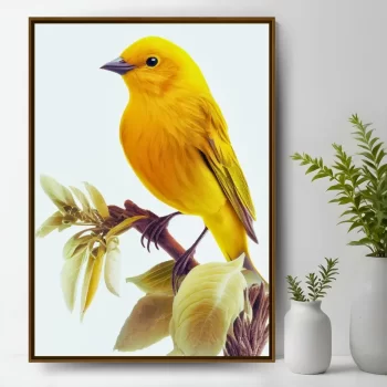 Quadro Decorativo Canário