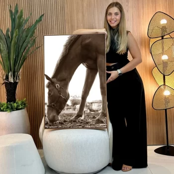 Quadro Decorativo Cavalo Sépia I