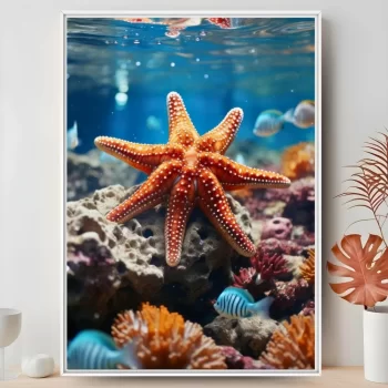 Quadro Decorativo Estrela Do Mar