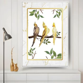 Quadro Decorativo Calopsitas II