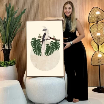Quadro Decorativo Pássaros Edit I