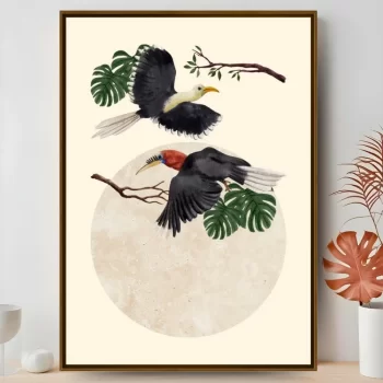 Quadro Decorativo Pássaros Edit II