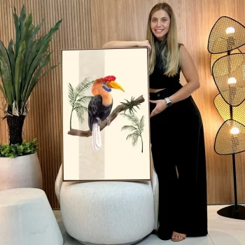 Quadro Decorativo Pássaros Edit IV