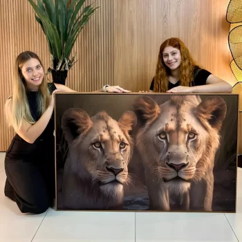 Quadro Decorativo Animais Selvagens