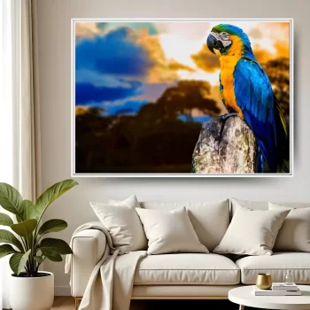 Quadro Decorativo Arara Brasil