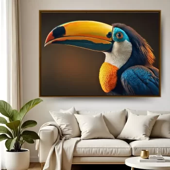 Quadro Decorativo Tucano IA