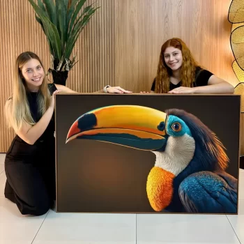 Quadro Decorativo Tucano IA