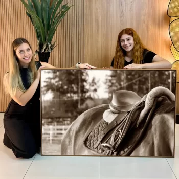 Quadro Decorativo Cavalo Sépia l