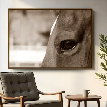 Quadro Decorativo Cavalo Sépia ll