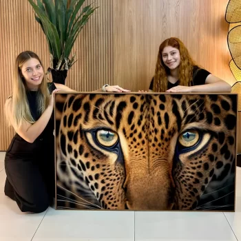 Quadro Decorativo Onça Selvagem ll