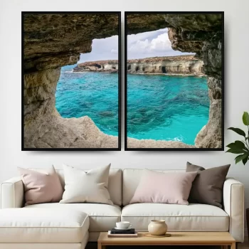 Kit Quadro Decorativo Paisagem Napa