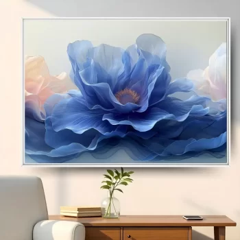 Quadro Decorativo Blue Flower