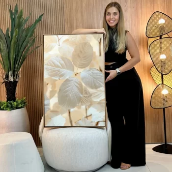 Quadro Decorativo Flores Clean I