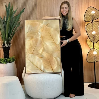 Quadro Decorativo Flores Clean II