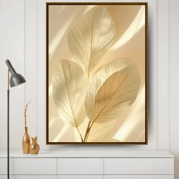 Quadro Decorativo Flores Clean IV