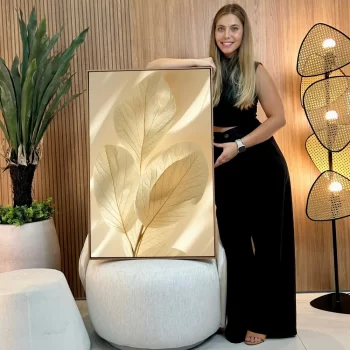 Quadro Decorativo Flores Clean IV