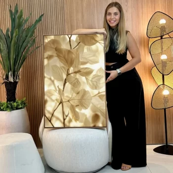 Quadro Decorativo Flores Clean V