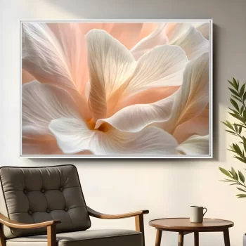 Quadro Decorativo Flor Rosé Gold