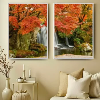 Kit Quadro Decorativo Cachoeira I