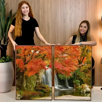 Kit Quadro Decorativo Cachoeira I