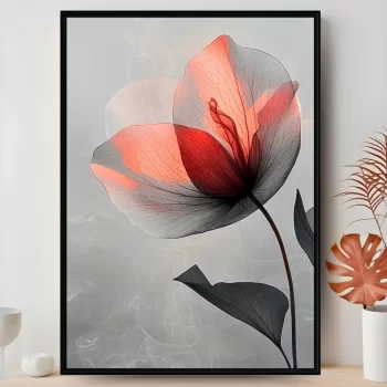 Quadro Decorativo Red Flower I
