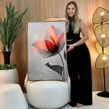 Quadro Decorativo Red Flower I