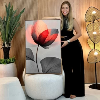 Quadro Decorativo Red Flower II