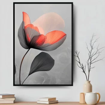 Quadro Decorativo Red Flower III