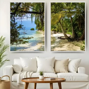 Kit Quadro Decorativo Praia I